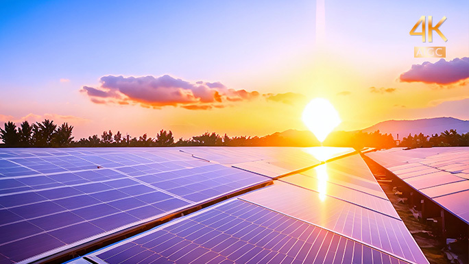 太阳能光伏发电 太阳能板 新能源 低碳