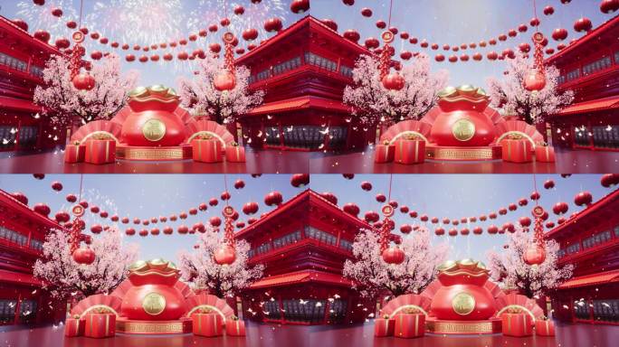 【4K】春节LED大屏背景视频19