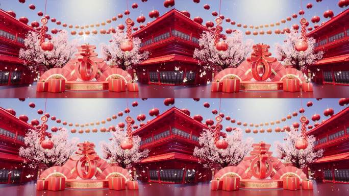 【4K】春节LED大屏背景视频15