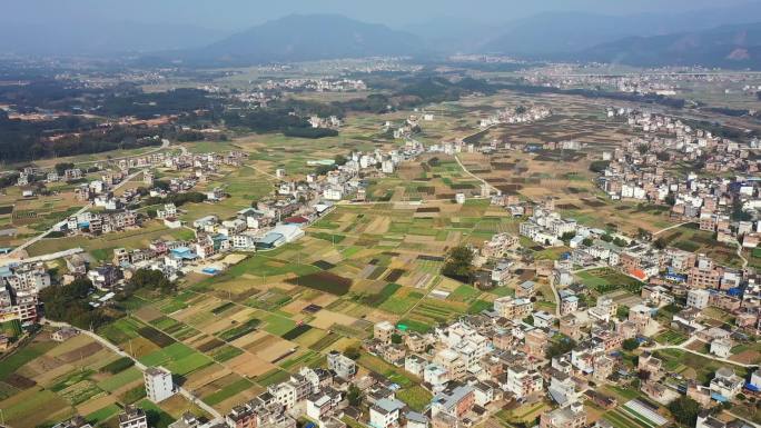 乡村振兴 广西贺州贺街城乡航拍