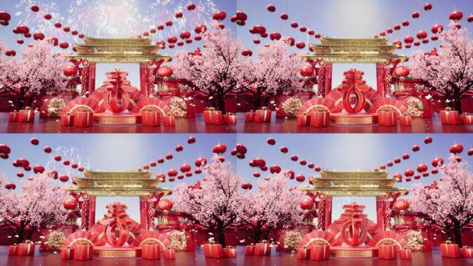 【4K】春节LED大屏背景视频23