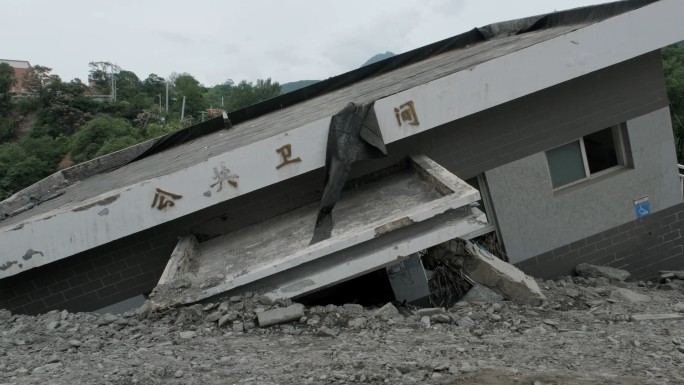 北京门头沟暴雨洪水之后受灾村庄真实现场3