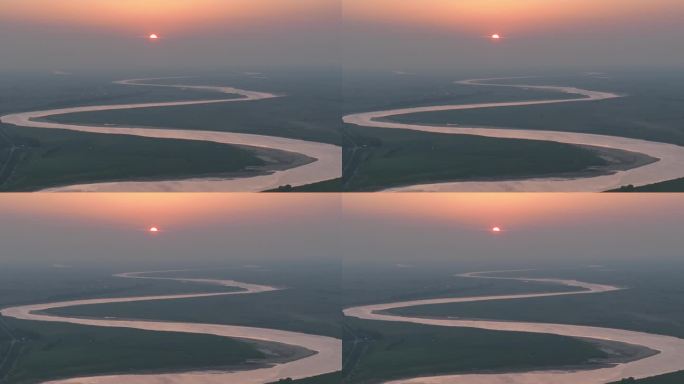 渭河日落