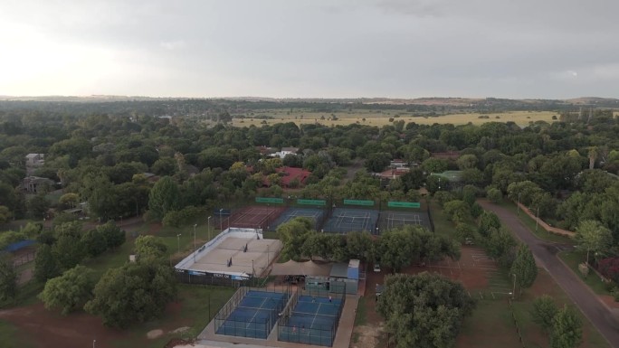 南非百夫长网球和排球运动中心鸟瞰图