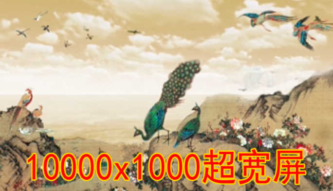 《百鸟朝凤》原色版10K超宽屏无缝循环