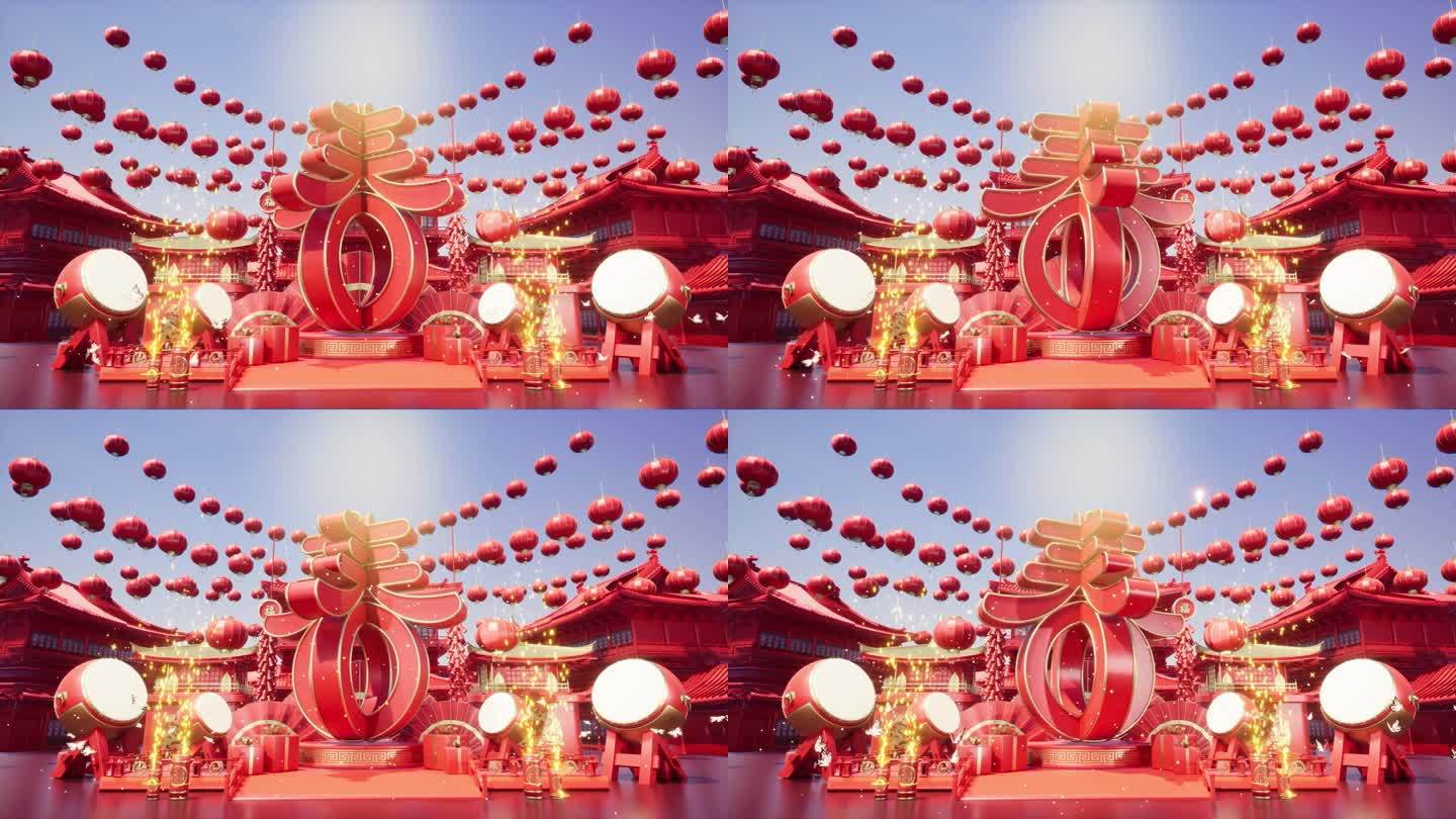【4K】春节LED大屏背景视频25