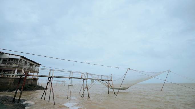 珠海淇澳岛传统捕鱼方式
