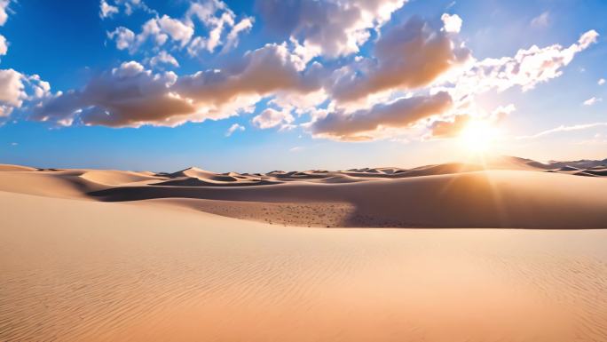 4k原创沙漠风光一带一路沙漠骆驼丝绸之路