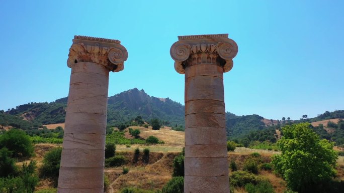阿尔忒弥斯神庙的鸟瞰图