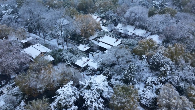 济南雪景