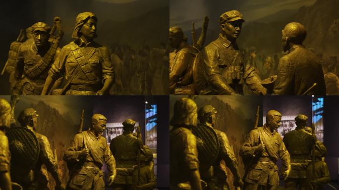 中央革命根据地历史博物馆红军人物雕塑3