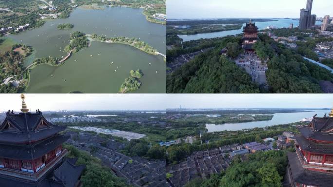 镇江-金山寺-西津渡4k航拍