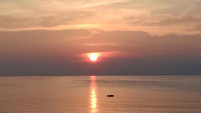 海上日出素材