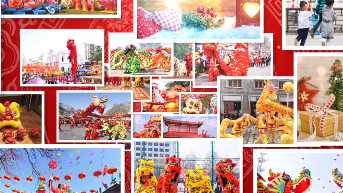 2025春节新年照片汇聚片头