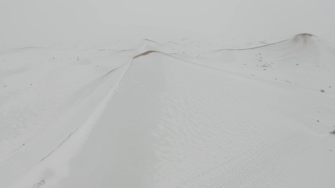 大沙漠雪景