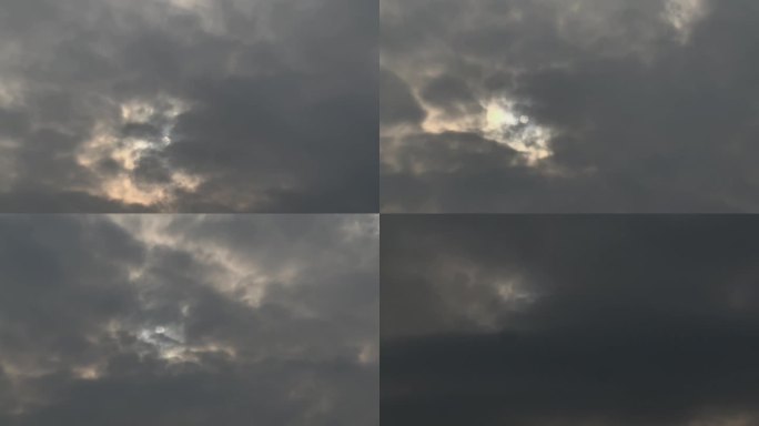 不同速度的云遮日延时 云遮月转场
