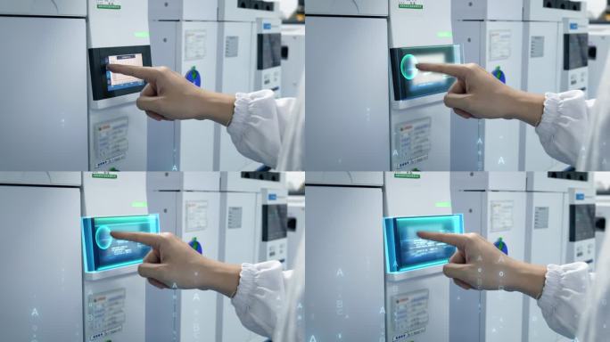 科技感医疗高端实验室液相室医疗仪器