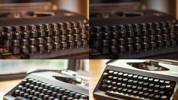 老旧打字机 老式打字机 怀旧风