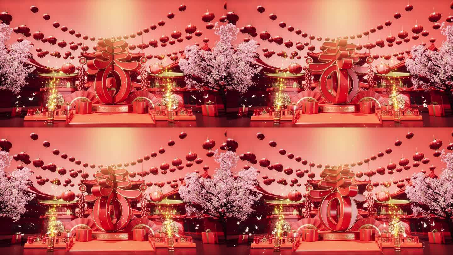 【4K】春节LED大屏背景视频34
