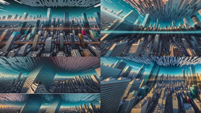 未来城市摩天大楼