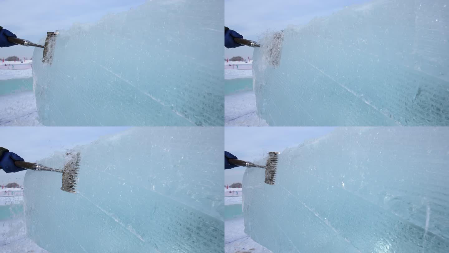 冰刀修冰过程4K