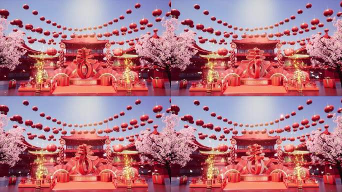 【4K】春节LED大屏背景视频32