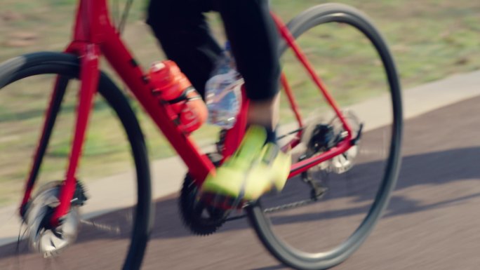 4K城市骑行健身有氧骑行队绿色文明城市