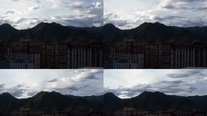 西藏山和村庄