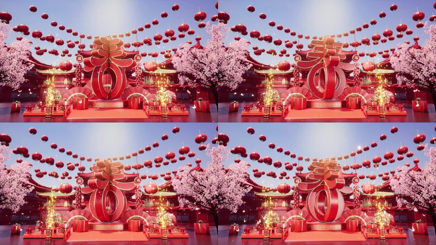 【4K】春节LED大屏背景视频33