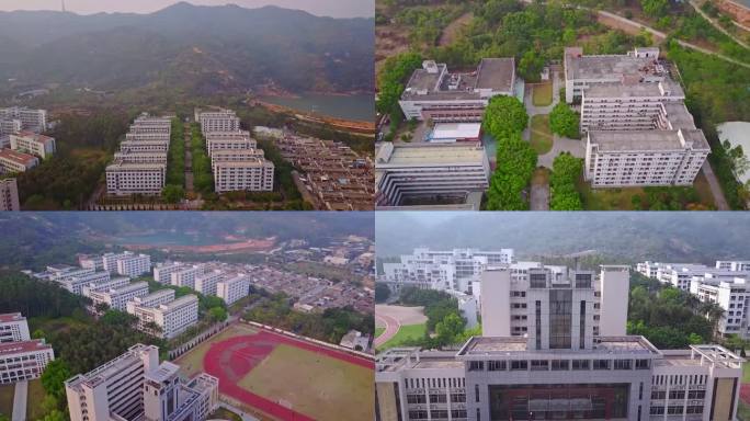 航拍揭阳学院 大学校园航拍