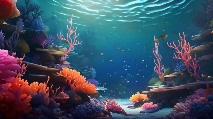 深海 珊瑚 海景