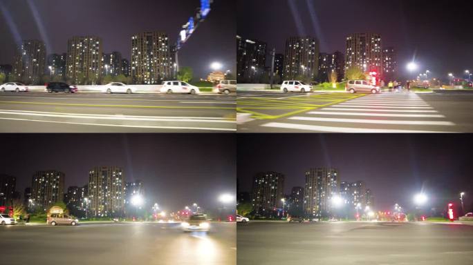 城市马路夜景视频素材49
