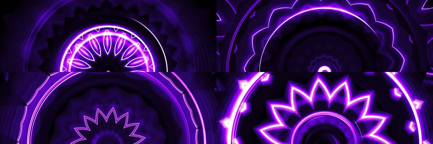 6K 时尚动感纵深节奏空间2-紫色