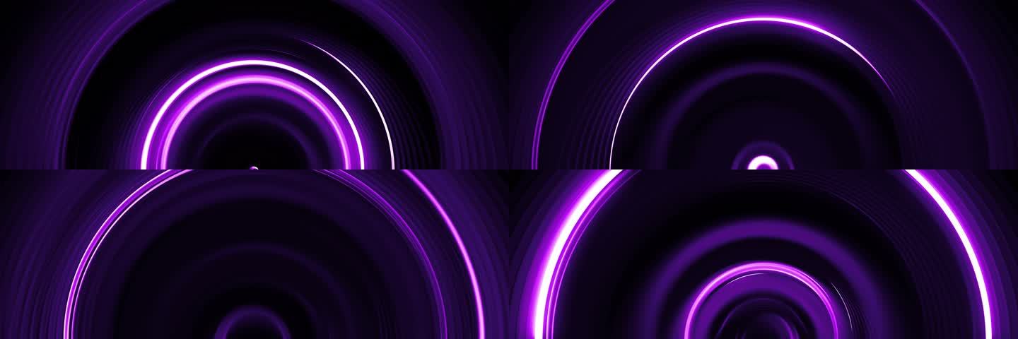 6K 时尚动感纵深节奏空间-紫色