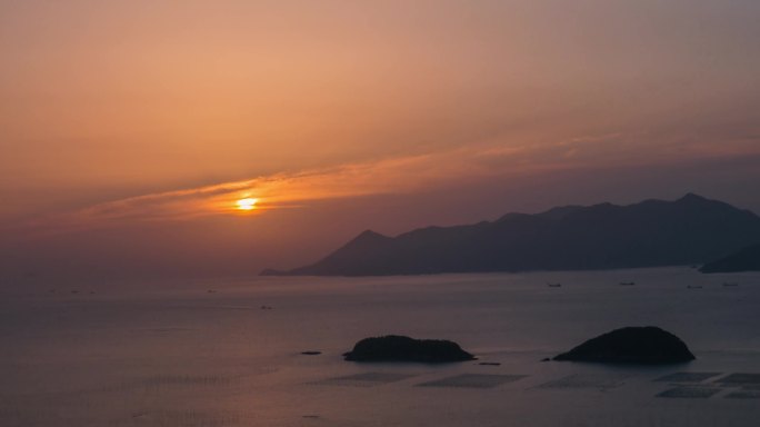 海上日出延时