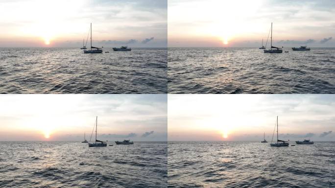 海洋帆船视频西沙北礁