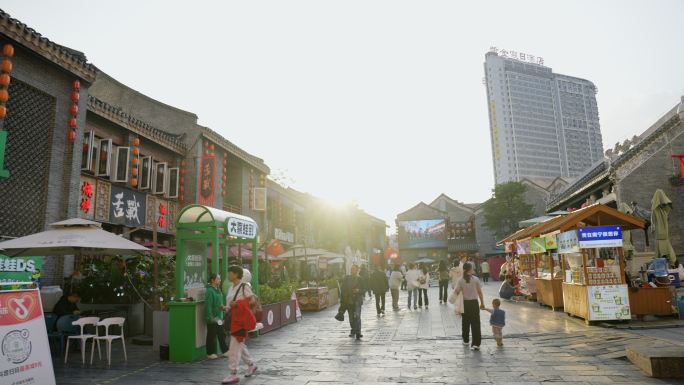 4K南宁三街两巷历史文化街区（日景）