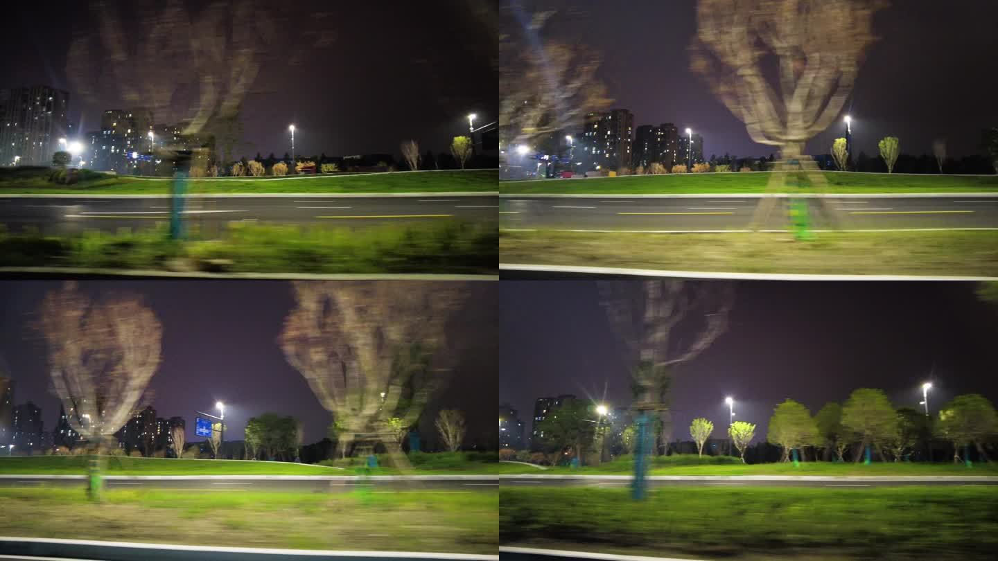 城市马路夜景视频素材60