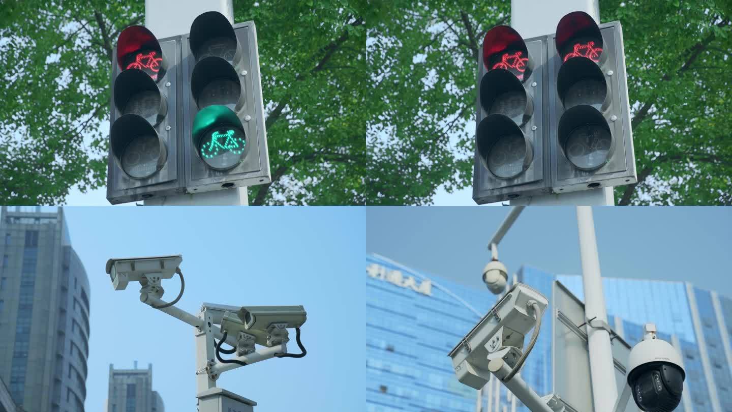 交通信号 交通标识 红绿灯