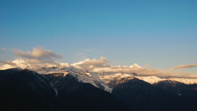 梅里雪山延时镜头