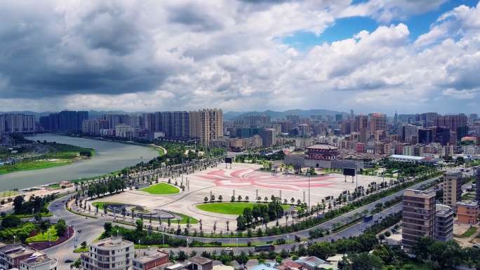 揭阳楼延时 揭阳宣传片 揭阳楼航拍 揭阳