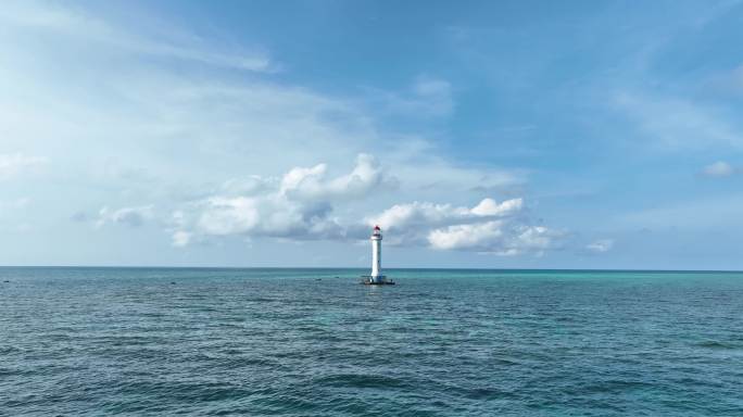 海洋背景视频南海西沙北礁2