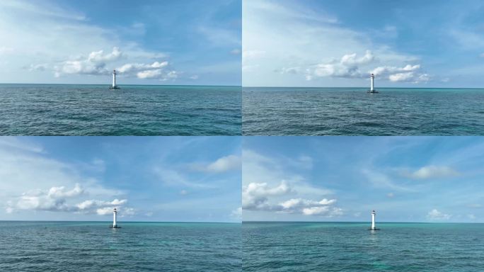 海洋背景视频南海西沙北礁2