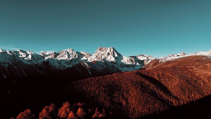 白马雪山航拍