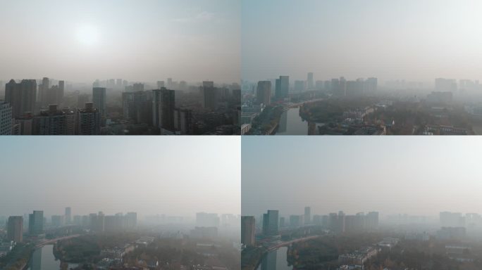 迷雾下的朦胧城市
