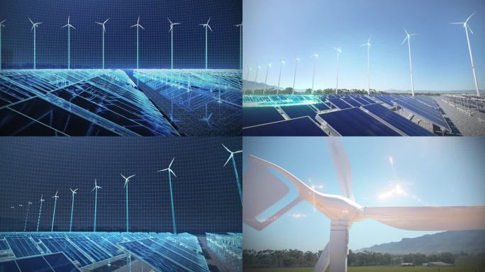 科技电网风力发电电力传输