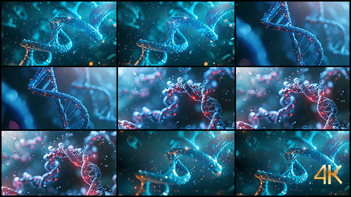 生物DNA研究 核糖核酸基因组序列 显微