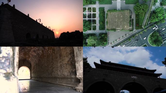 南京明城墙城门素材全