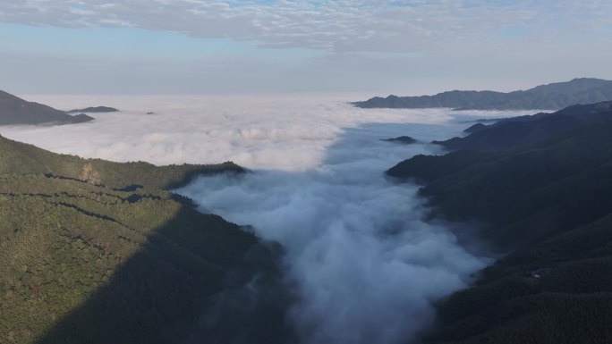 株洲神农谷云海航拍大景