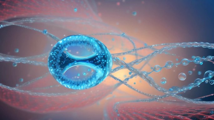 现代科学DNA分子科技动态运动链